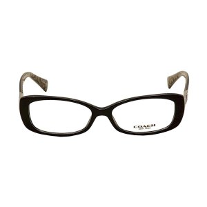 Glop HC6063-5261 Coach Hc6063-5261 Black Rectangular Women's Acetate E