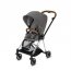 Cybex 519003357 Mios 3-in-1 Travel System Chrome With Brown Details Ba