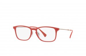 Glop RB8953-5758 Ray-ban Rb8953-5758 Nylon Gloss Red Square 54mm Lens 