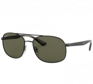 Glop RB3593-002/9A Ray-ban Rb3593-0029a Black Square Green Classic G-1