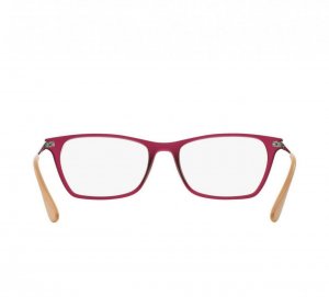 Glop RB7053-5526 Ray-ban Rb7053-5526 Purple Reddish Gunmetal Square Un