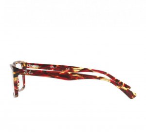 Glop RB5287-5710 Ray-ban Rb5287-5710 Red Tortoise Rectangular Unisex A