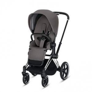 Cybex 519003533 Priam 3-in-1 Travel System Chrome With Black Details B