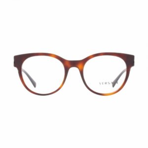 Glop VE3268-5217 Versace Ve3268-5217 Havana Round Women's Plastic Eyeg