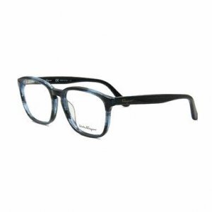 Glop SF2739-410 Salvatore Ferragamo Sf2739-410 Striped Blue Men's Squa