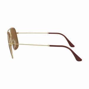 Glop RB3595-901383 Ray-ban Rb3595-901383 Gold Square Brown Classic B-1