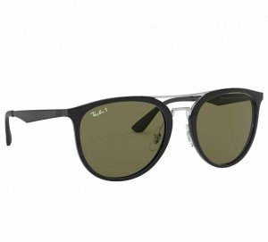 Glop RB4285-601/9A Ray-ban Rb4285-6019a Black Round Injected Green Cla