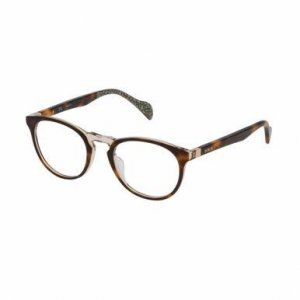 Glop VTOA22-09W2 Tous Vtoa22-09w2 Havana Crystal Oval Women's Acetate 