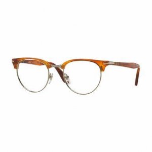 Glop PO8129V-96 Persol Po8129v-96 Terra Di Sienna Browline Unisex Plas