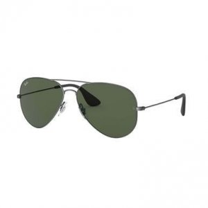 Glop RB3558-913971 Ray-ban Rb3558-913971 Antique Black Aviator Green C