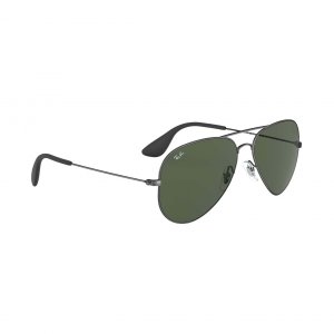 Glop RB3558-913971 Ray-ban Rb3558-913971 Antique Black Aviator Green C