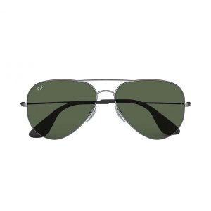 Glop RB3558-913971 Ray-ban Rb3558-913971 Antique Black Aviator Green C