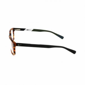 Glop 7240-211 Nike 7240-211 Matte Tortoise Square Unisex Plastic Eyegl