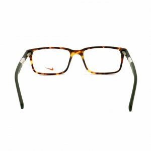 Glop 7240-211 Nike 7240-211 Matte Tortoise Square Unisex Plastic Eyegl