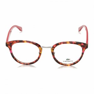 Glop L2777-215 Lacoste L2777-215 Rose Havana Round Women's Acetate Eye