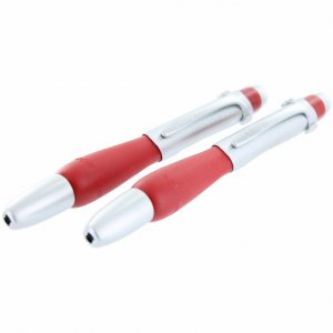 Rotring 2_Skynn_Red 2-pack  Skynn Ergonomic Roller Ball Pens With Comf