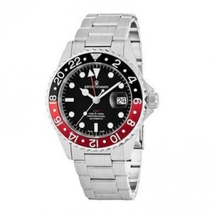 Revue 17572.2136 17572.2136 Diver Gmt Silver Stainless Steel Black Dia