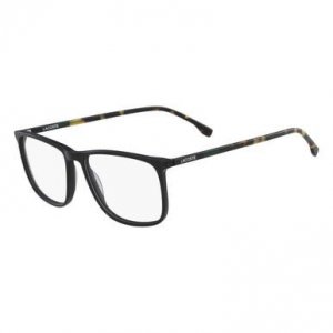 Glop L2807-001 Lacoste L2807-001 Black Square Men's Eyeglasses Frames