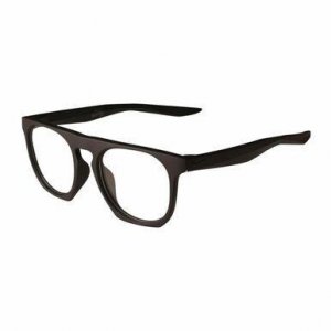 Glop 7110-010 Nike 7110-010 Matte Black Square Unisex Plastic Eyeglass