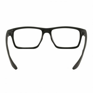 Glop 7112-010 Nike 7112-010 Black Square Unisex Plastic Eyeglasses