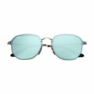 Glop RB3579N-003/30 Ray-ban Rb3579n-00330 Blaze Hexagonal Silver Round