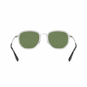 Glop RB3579N-003/30 Ray-ban Rb3579n-00330 Blaze Hexagonal Silver Round