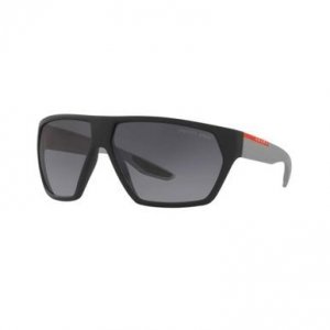 Glop PS08US-4535W1 Prada Ps08us-4535w1 Linea Rossa Black Rubber Sport 