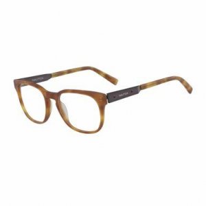 Glop N8136-254 Nautica N8136-254 Matte Amber Tortoise Square Men's Pla