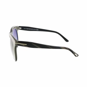 Glop TF365-38B Tom Ford Tf365-38b Leona Shiny Grey Square Plastic Grad