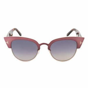 Glop TF607-74B Tom Ford Tf607-74b Alexandra Pink Violet Cat Eye Purple