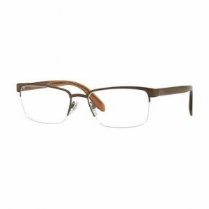 Glop VE1241-1269 Versace Ve1241-1269 Brushed Brown Rectangular Men's M