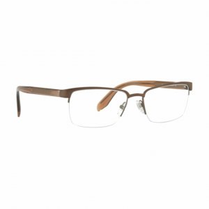 Glop VE1241-1269 Versace Ve1241-1269 Brushed Brown Rectangular Men's M