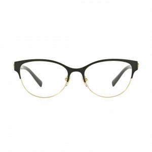 Glop VE1237-1342 Versace Ve1237-1342 Black Gold Cat-eye Women's Metal 