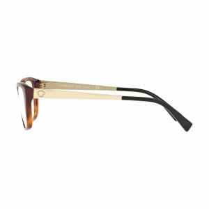 Glop VE3236-5217 Versace Ve3236-5217 Havana Cat-eye Women's Plastic Ey