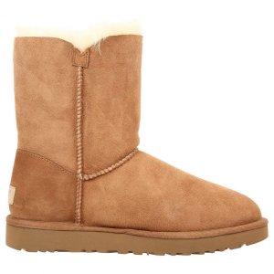 Ugg Uggs_Baily_Brn_5 Women's Bailey Button Ii Suede Water Repellent Bo