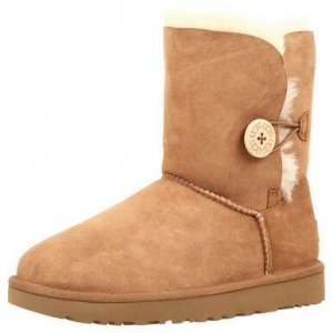 Ugg Uggs_Baily_Brn_5 Women's Bailey Button Ii Suede Water Repellent Bo