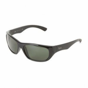 Glop RB4177-601/58 Ray-ban Rb4177-601 Black Wraparound Green Polarized