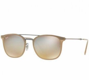 Glop RB4286-6166B8 Ray-ban Rb4286-6166b8 Light Brown Gunmetal Square S