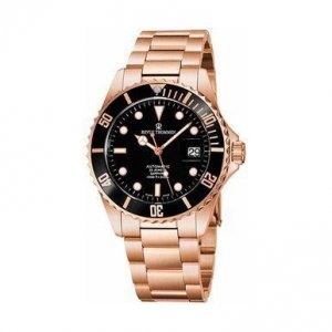 Revue 17571.2167 17571.2167 Diver Black Dial Rosegold Stainless Steel 