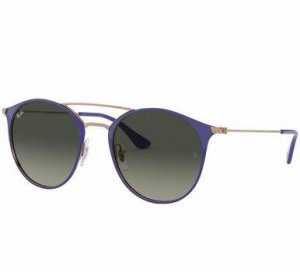 Glop RB3546-9073A5 Ray-ban Rb3546-9073a5 Violet Copper Round Steel Gre