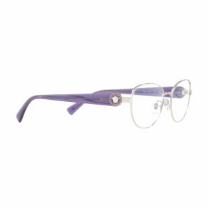 Glop VE1246B-1000 Versace Ve1246b-1000 Silver Oval Women's Metal Eyegl