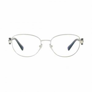 Glop VE1246B-1000 Versace Ve1246b-1000 Silver Oval Women's Metal Eyegl