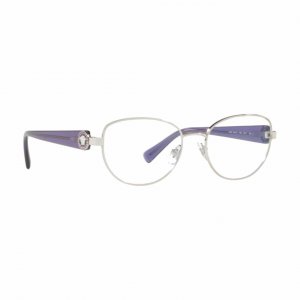 Glop VE1246B-1000 Versace Ve1246b-1000 Silver Oval Women's Metal Eyegl