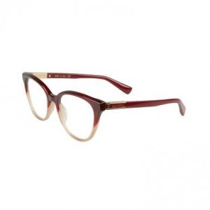 Glop VLN 709-0AH7 Lanvin Vln 709-0ah7 Burgundy Brown Square Women's Ac