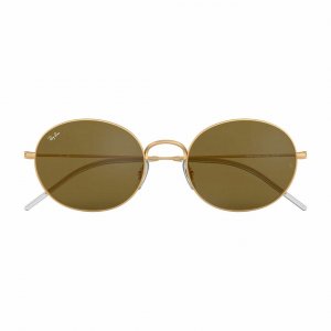 Glop RB3594-901373 Ray-ban Rb3594-901373 Beat Gold Round Brown Classic