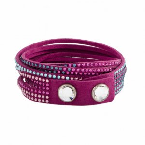 Swarovski 5202465 Slake 2 In 1 Fuchsia Alcantara Fabric Women's Two Sh