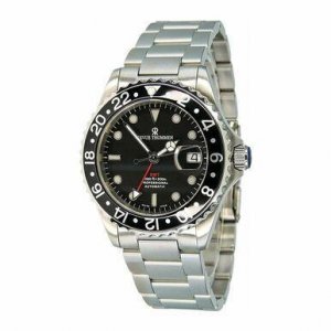 Revue 17572.2137 17572.2137 Gmt Diver Black Dial Stainless Steel Swiss