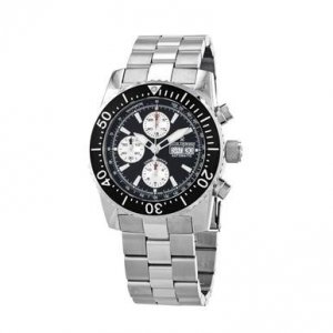 Revue 17030.6137 17030.6137 Diver Silver Stainless Steel Black Dial Ch