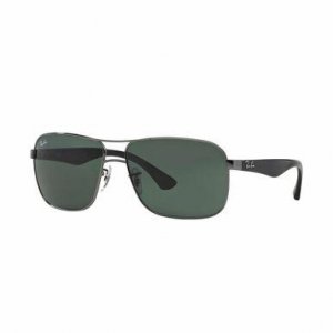 Glop RB3516-004/71 Ray-ban Rb3516-00471 Gunmetal Square Green Classic 