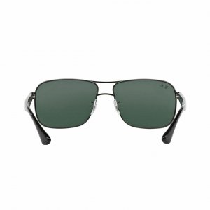 Glop RB3516-004/71 Ray-ban Rb3516-00471 Gunmetal Square Green Classic 